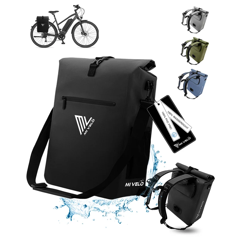 Fahrradtasche mit Rucksackfunktion 25L „MAGNUM“