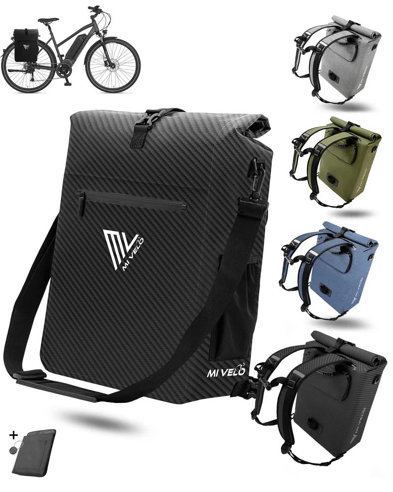 Fahrradtasche mit Rucksackfunktion 25L „MAGNUM“