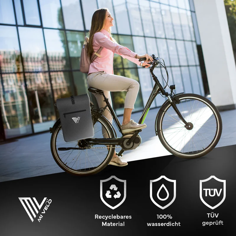 Fahrradtasche mit Rucksackfunktion 25L „MAGNUM“