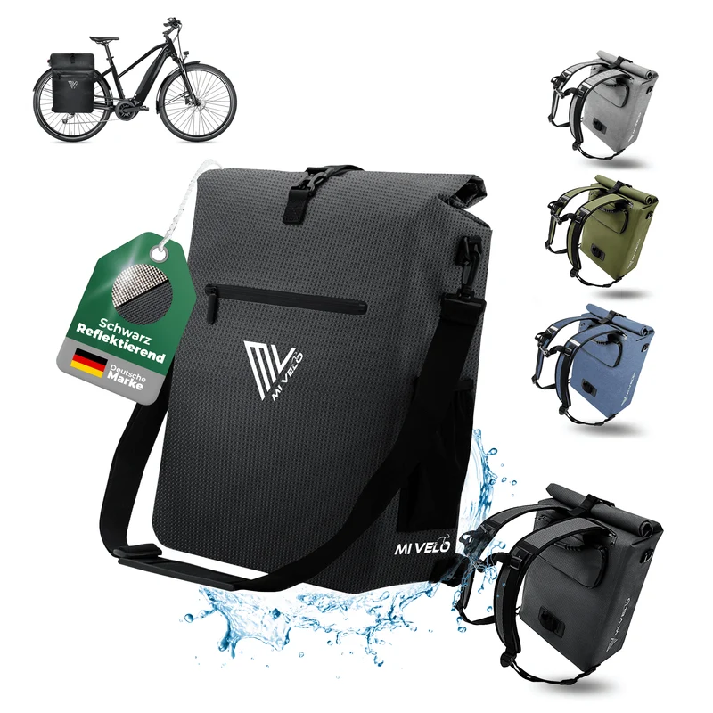 Fahrradtasche mit Rucksackfunktion 25L „MAGNUM“