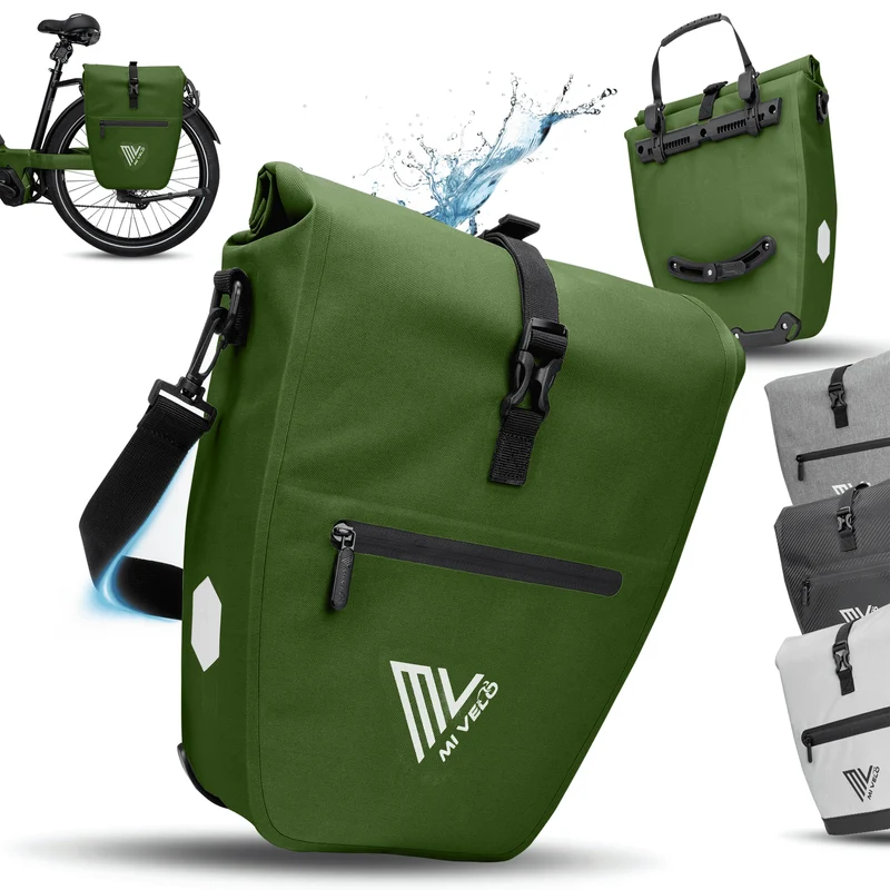 2in1 Fahrradtasche für Gepäckträger „CAPAX“ 25L
