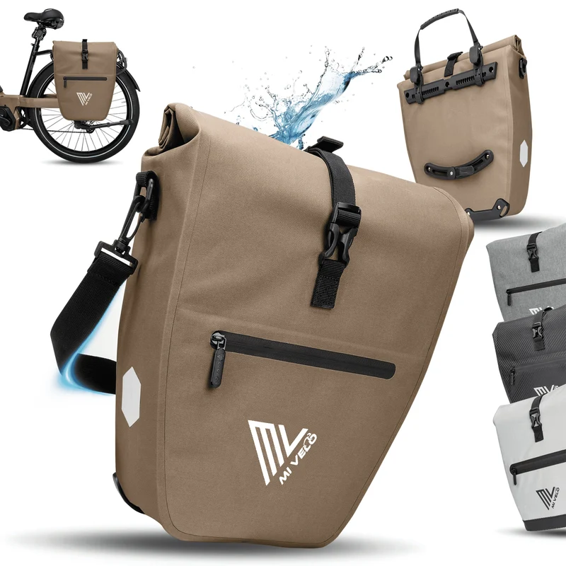 2in1 Fahrradtasche für Gepäckträger „CAPAX“ 25L
