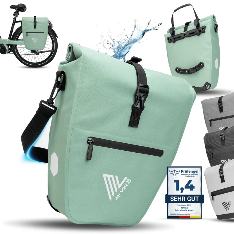 2in1 Fahrradtasche für Gepäckträger „CAPAX“ 25L