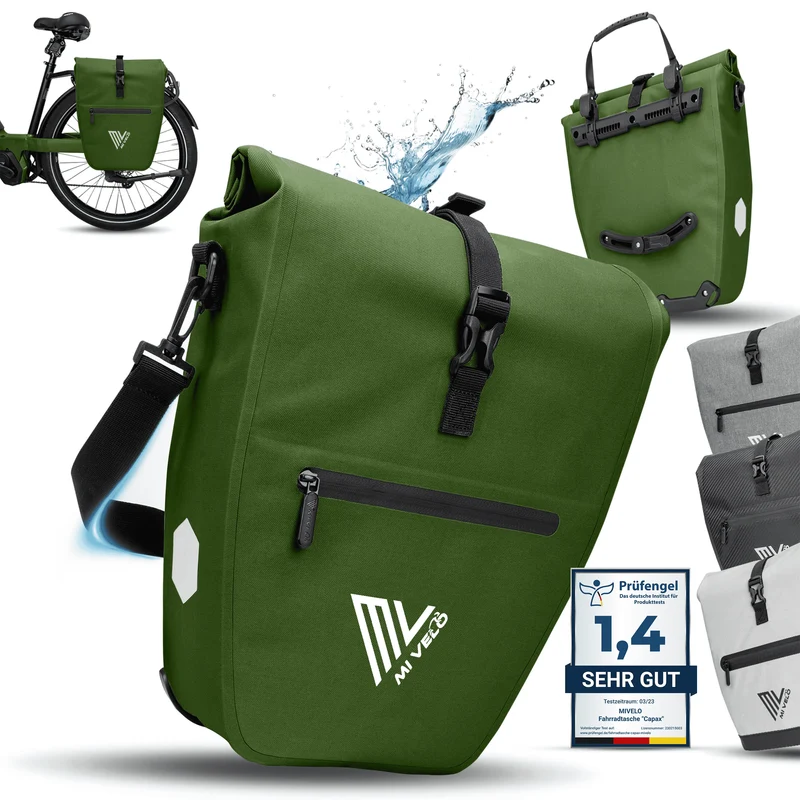 2in1 Fahrradtasche für Gepäckträger „CAPAX“ 25L