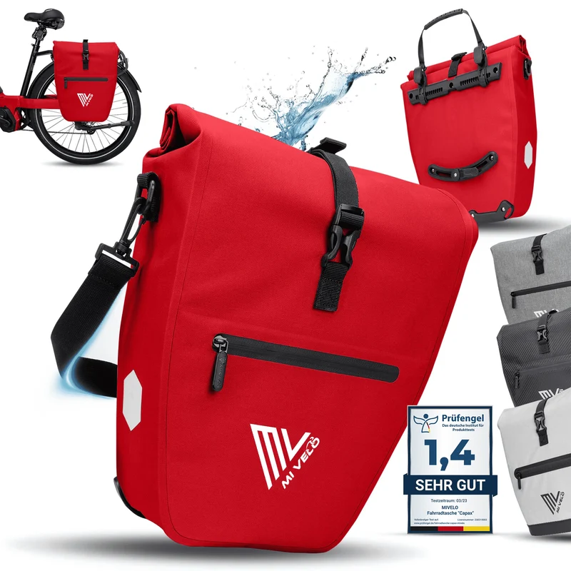 2in1 Fahrradtasche für Gepäckträger „CAPAX“ 25L