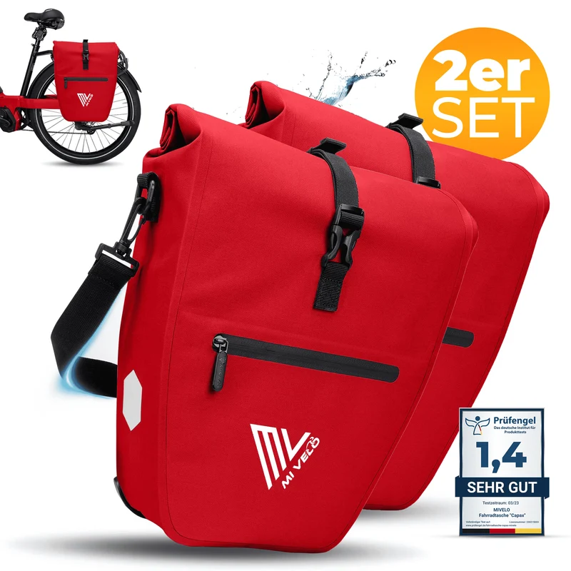 2in1 Fahrradtasche für Gepäckträger „CAPAX“ 25L