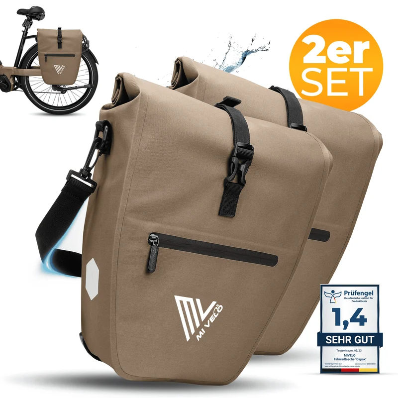 2in1 Fahrradtasche für Gepäckträger „CAPAX“ 25L