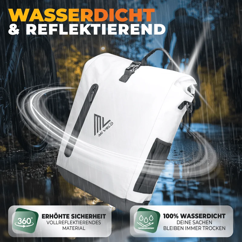 3in1 Fahrradtasche & Rucksack 20L „PRIMUS“
