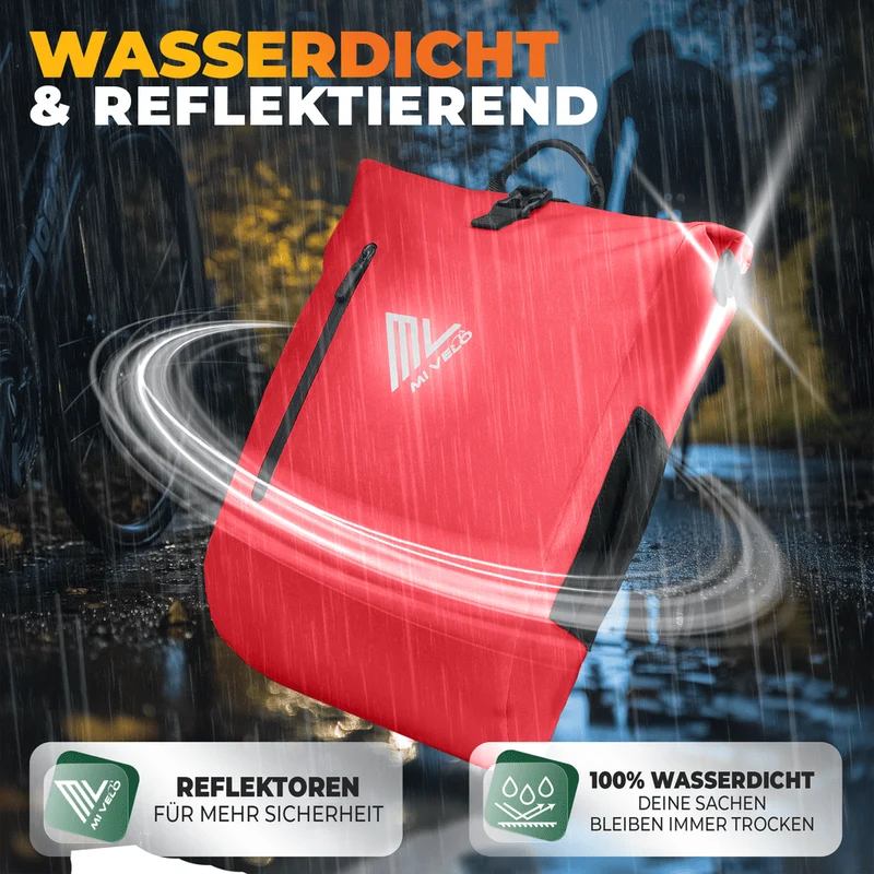 3in1 Fahrradtasche & Rucksack 20L „PRIMUS“
