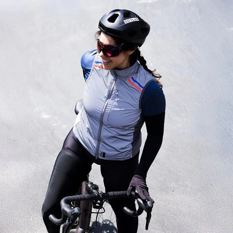 Gilet vélo réfléchissant coupe-vent GoFluo Sean