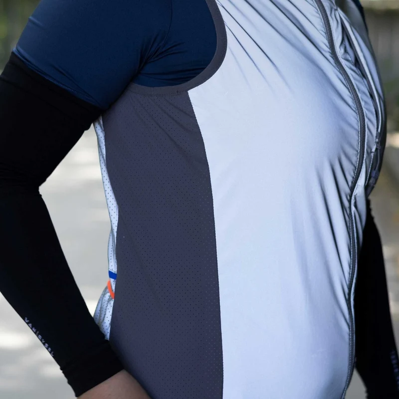 Gilet vélo réfléchissant coupe-vent GoFluo Sean