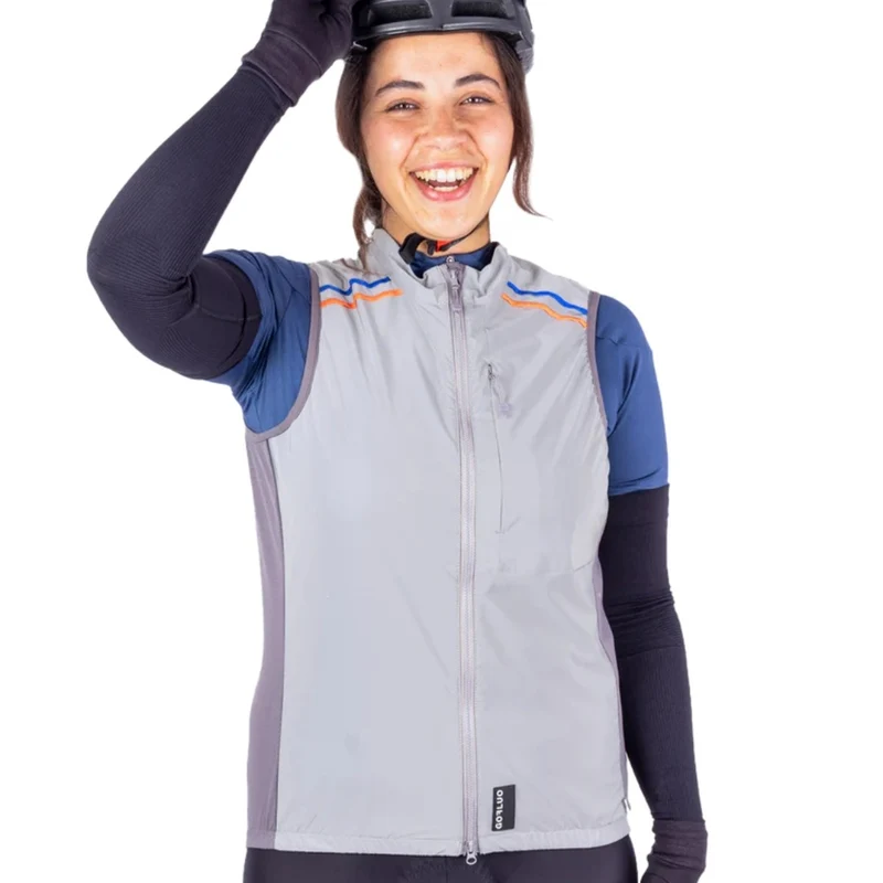 Gilet vélo réfléchissant coupe-vent GoFluo Sean