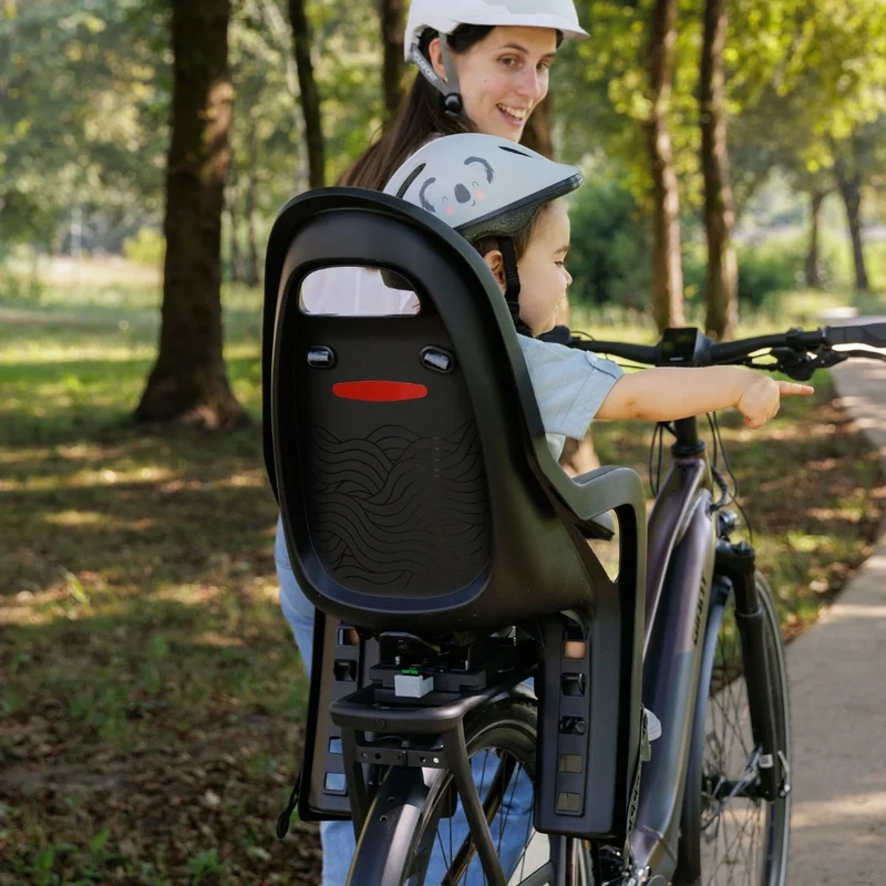 Siège vélo enfant Groovy MIK-HD 9 mois à 6 ans Polisport