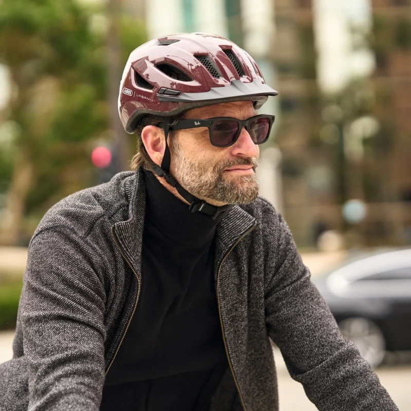 Casque vélo avec lumière Abus Urban-I 4.0