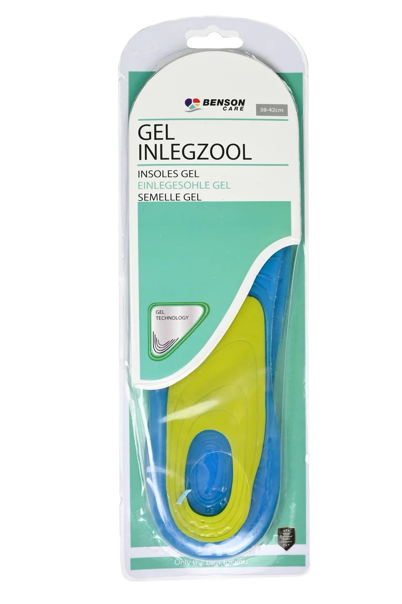 Gel-Einlegesohle Größe 38-42