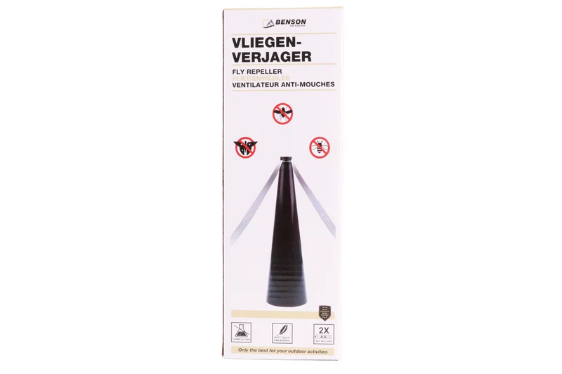 Fliegenvertreiber Tisch – Spannweite 40 cm, Höhe 25 cm, Batterie 2 x AA (nicht enthalten)