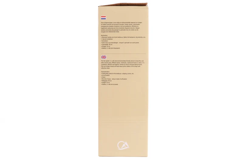 Fliegenvertreiber Tisch – Spannweite 40 cm, Höhe 25 cm, Batterie 2 x AA (nicht enthalten)