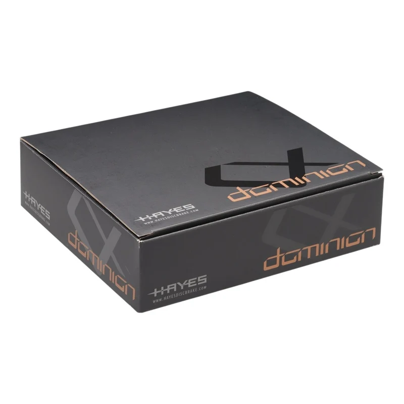 Hayes Dominion T2 Scheibenbremse | Carbon-Bremshebel / 2-Kolben | 1000 mm Leitung | Vorderrad