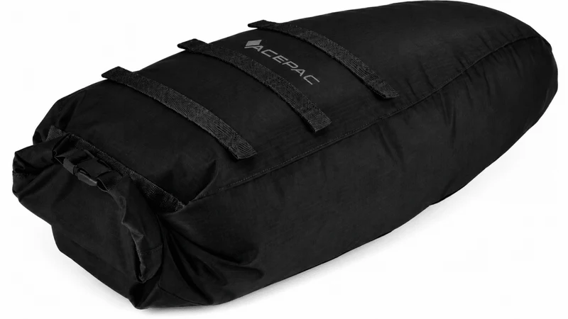 ACEPAC Saddle Drybag MKII Satteltasche 8 L | 17 x 45 cm | wasserdicht | Schwarz