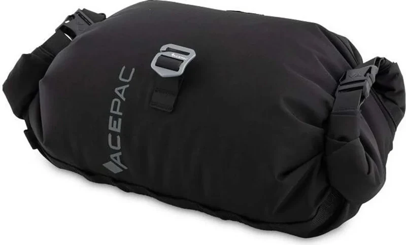 ACEPAC Bar Drybag MKII Lenkertasche 8 L | 15 x 45 cm | wasserdicht | Schwarz