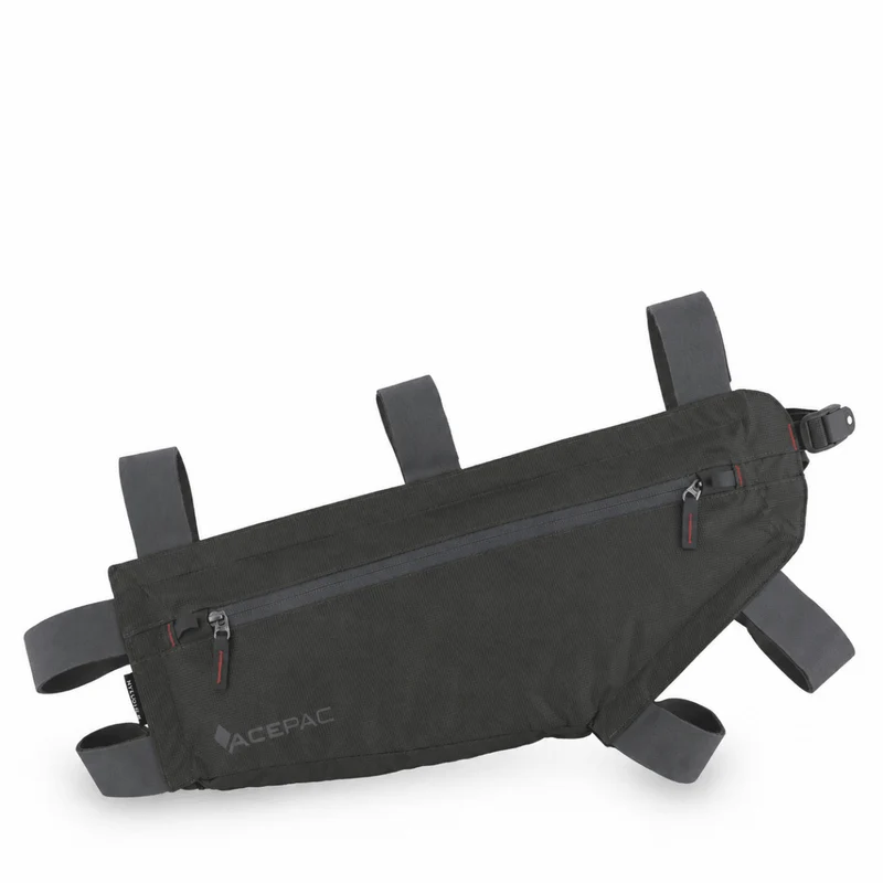 ACEPAC Zip Frame Bag M MKII Rahmentasche | 3,5 L | 40 x 6 x 14 cm | Grau