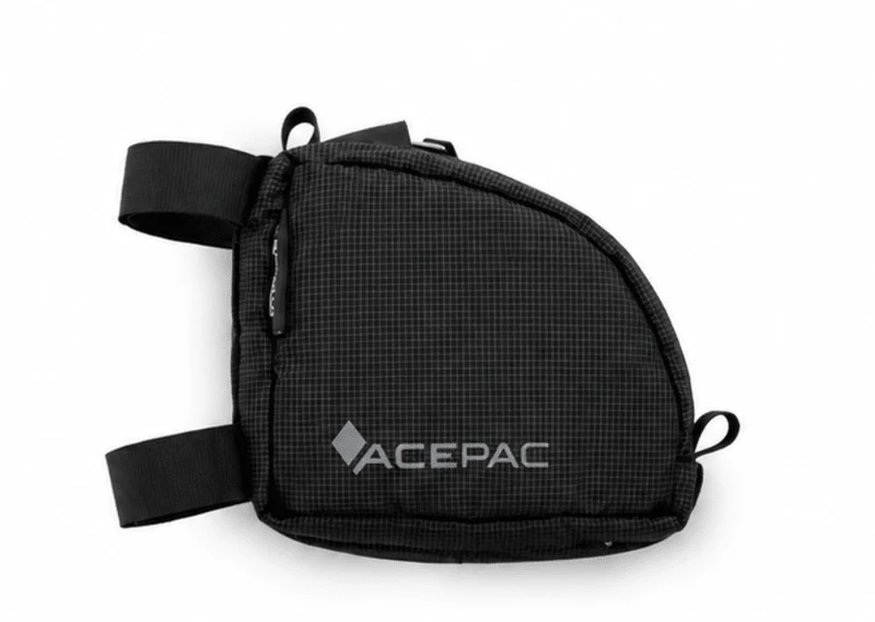 ACEPAC Tube Bag MKII Oberrohrtasche 0,7 L | 12 x 6 x 10 cm | wasserabweisend | Schwarz