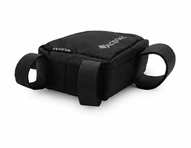 ACEPAC Tube Bag MKII Oberrohrtasche 0,7 L | 12 x 6 x 10 cm | wasserabweisend | Schwarz