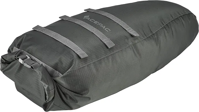ACEPAC Saddle Drybag MKII Satteltasche 8 L | 17 x 45 cm | wasserdicht | Grau