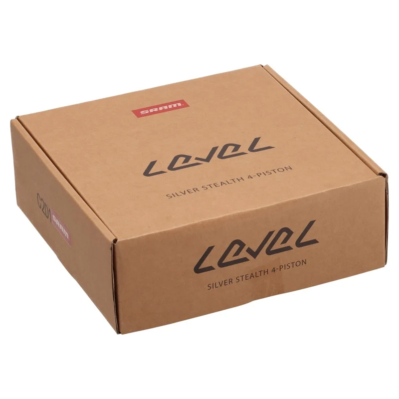 SRAM Level Silver Stealth 4-Kolben Scheibenbremse | vorne | 950 mm | Postmount | Matchmaker X
