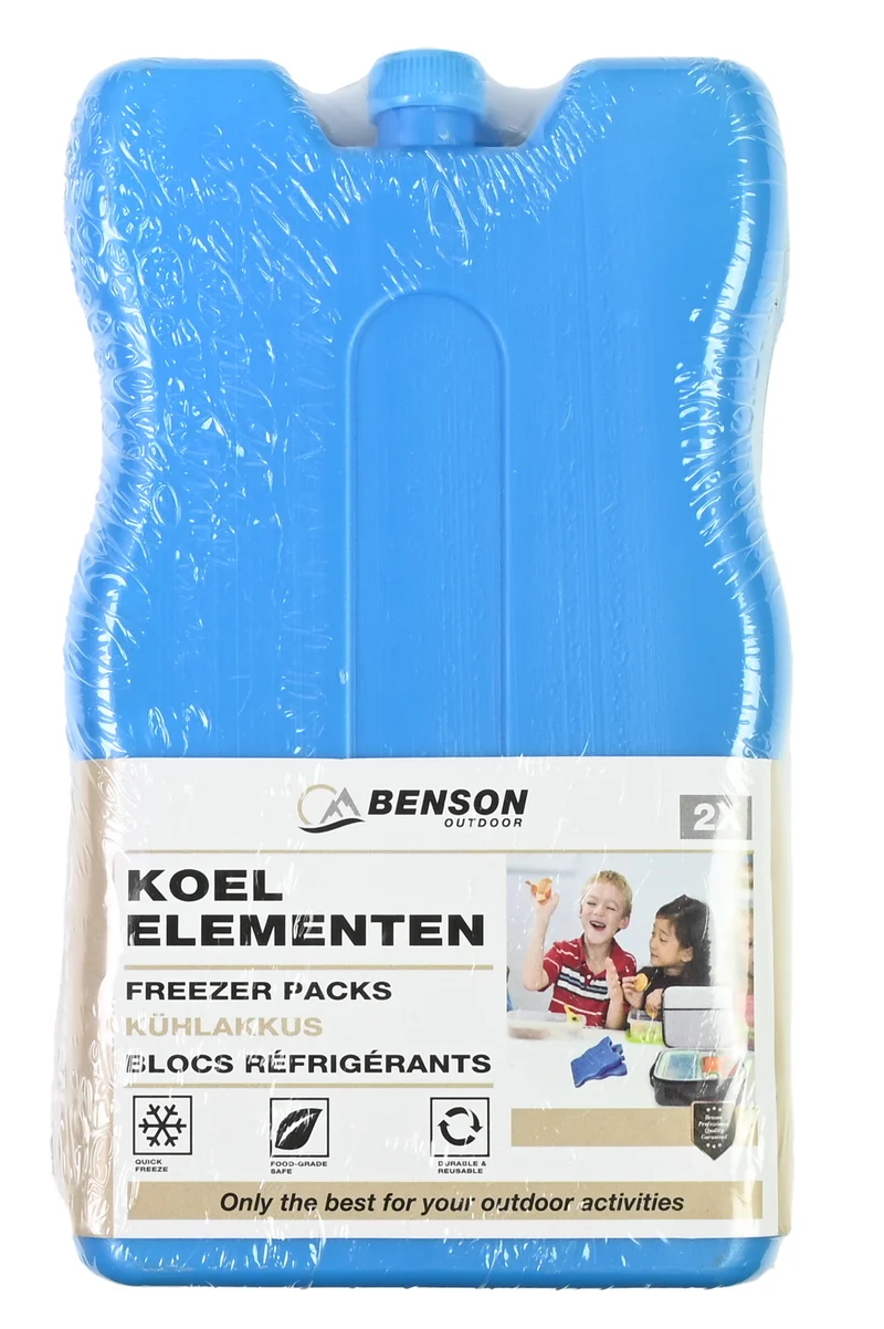 Kühlelemente 2-tlg. – LxBxh 160x95x20 mm.