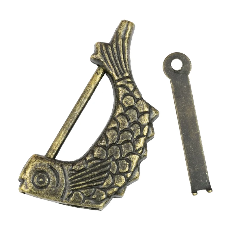 Antikes Chinesisches Deko Vorhängeschloss, HMF 6491