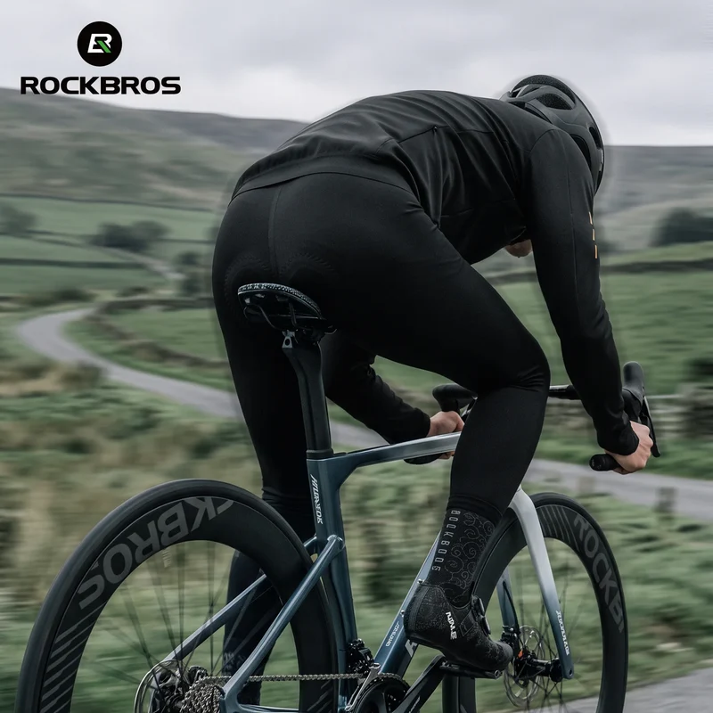 Winddichtes Langarm Winter Radtrikot mit Fleece, Herren & Damen, Euro-Größen, für Rennrad & Mountainbike