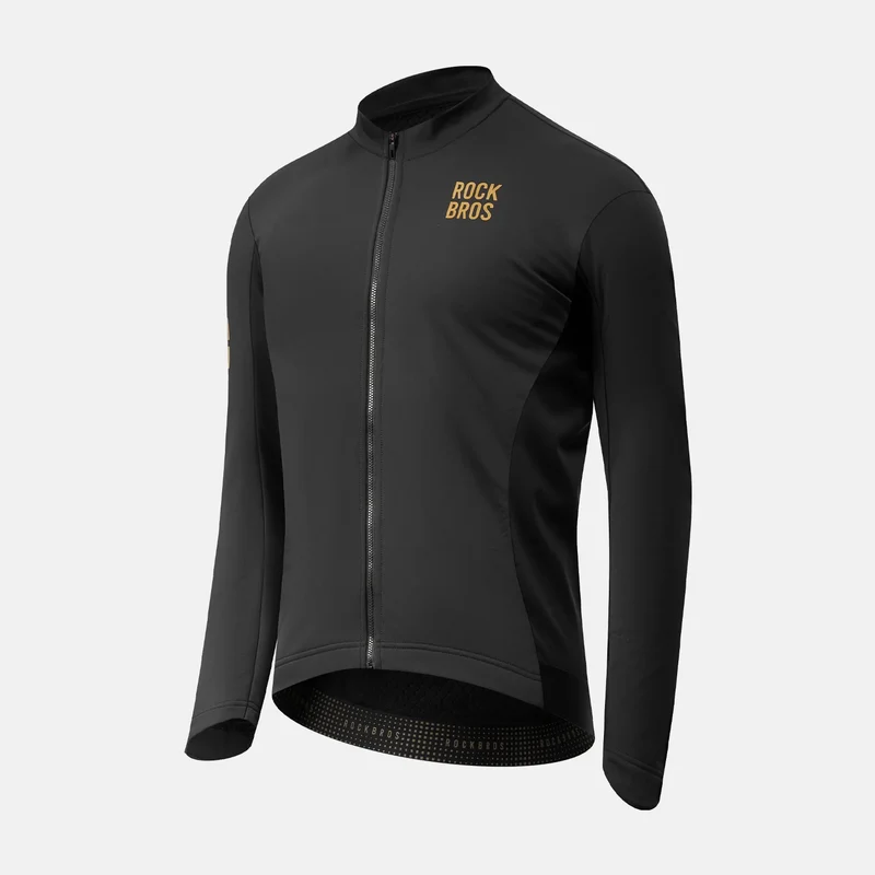 Winddichtes Langarm Winter Radtrikot mit Fleece, Herren & Damen, Euro-Größen, für Rennrad & Mountainbike