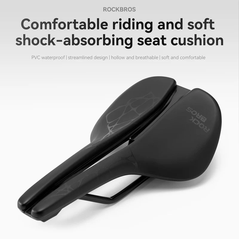 Sport-Fahrradsattel mit ergonomischem Design und Cr-Mo-Gestell