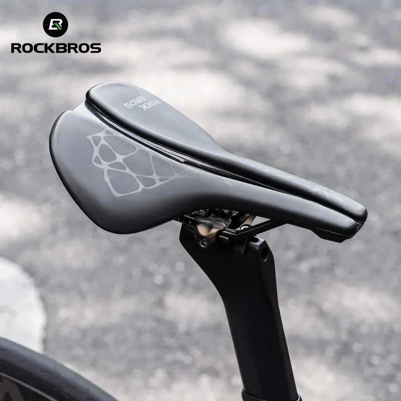 Sport-Fahrradsattel mit ergonomischem Design und Cr-Mo-Gestell