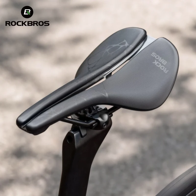 Sport-Fahrradsattel mit ergonomischem Design und Cr-Mo-Gestell