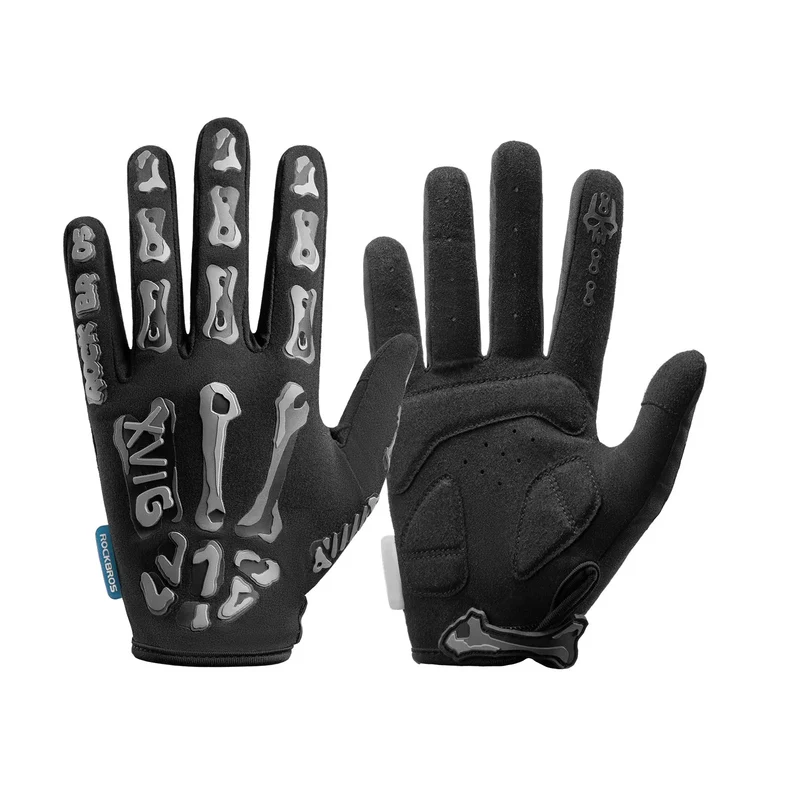 Gepolsterte Langfinger-Fahrradhandschuhe