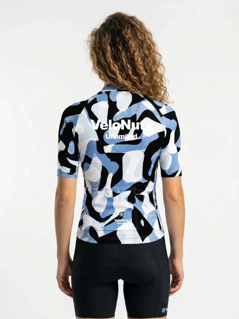 Damen-Radtrikot Urban Camo