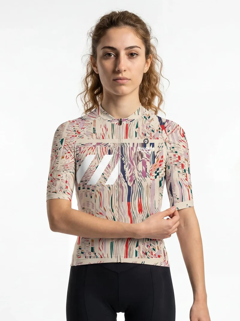 Damen-Radtrikot Neon Condense