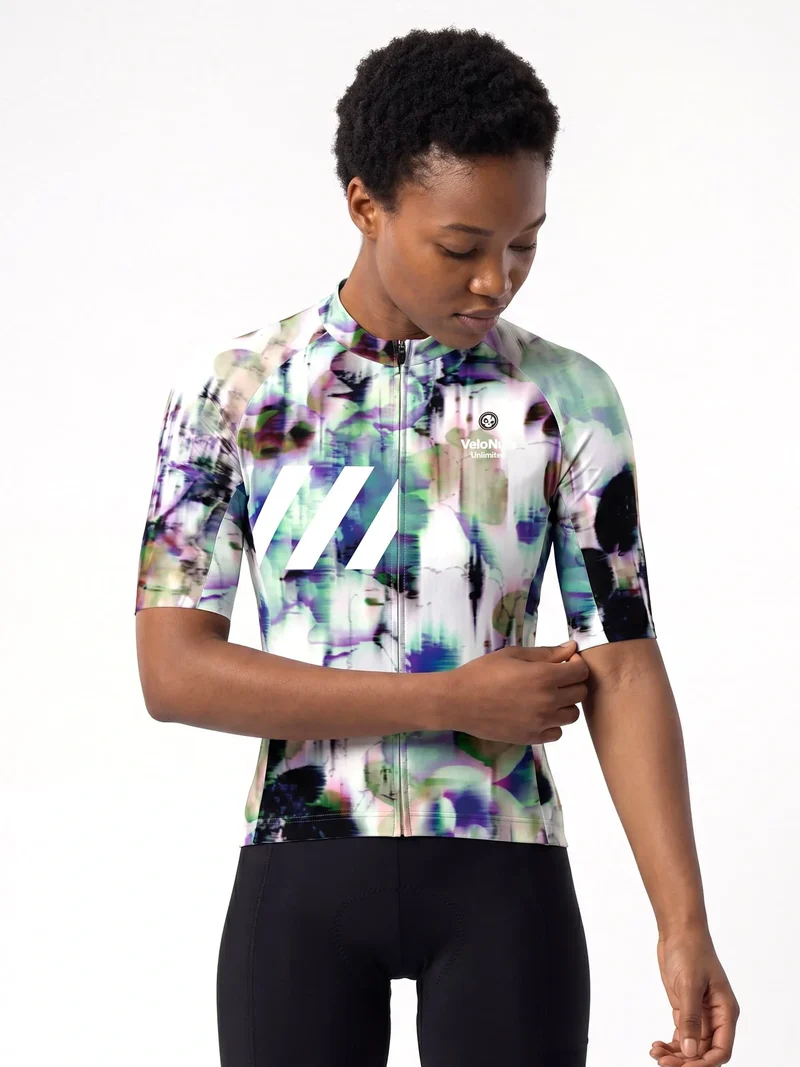 Damen-Radtrikot Biolume Garden