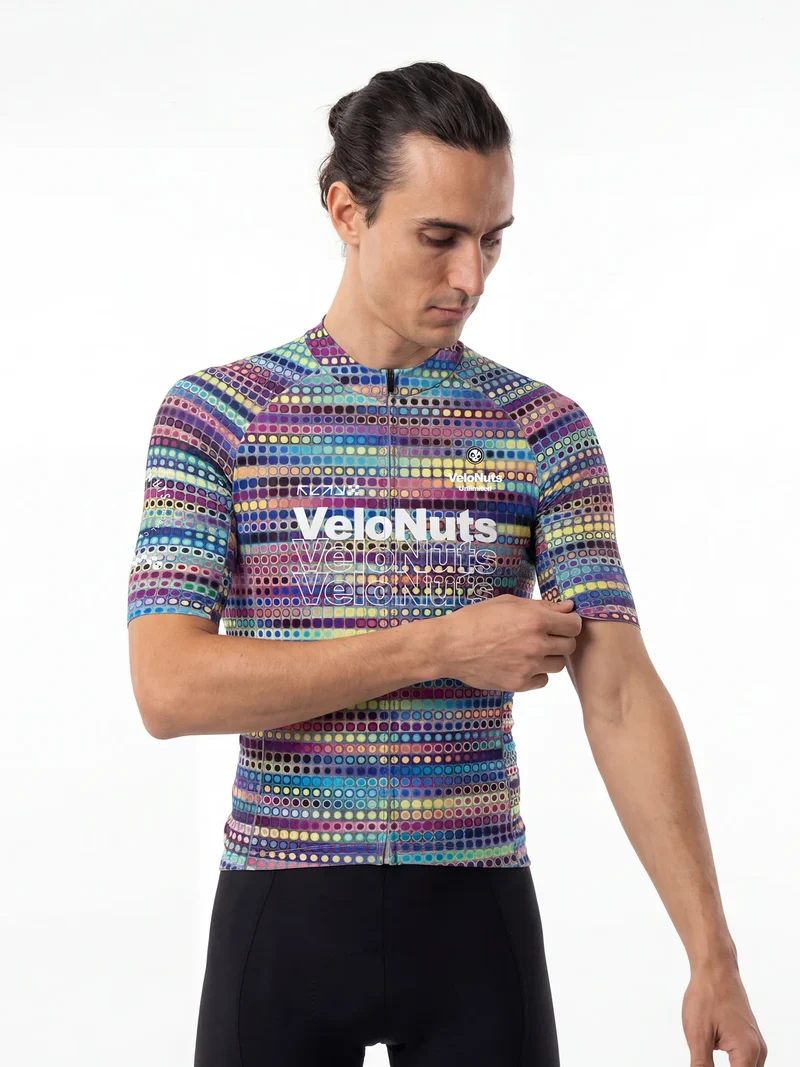 Herren-Radtrikot Retro Signal