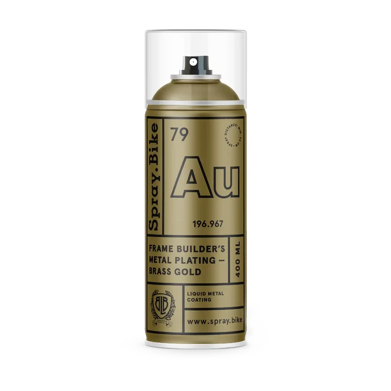 Frame Builder's Metal Plating - Messing Gold