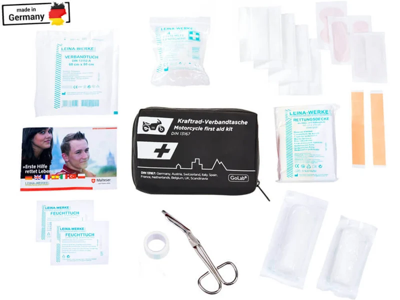Motorrad Verbandskasten – Erste Hilfe Set