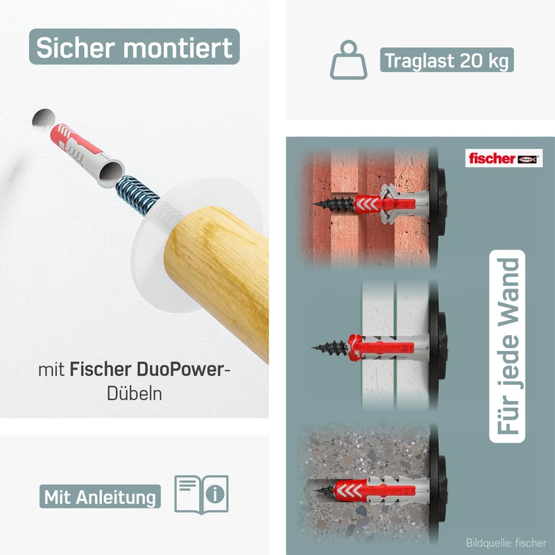 Fahrrad Wandhalterung Holz – Eiche