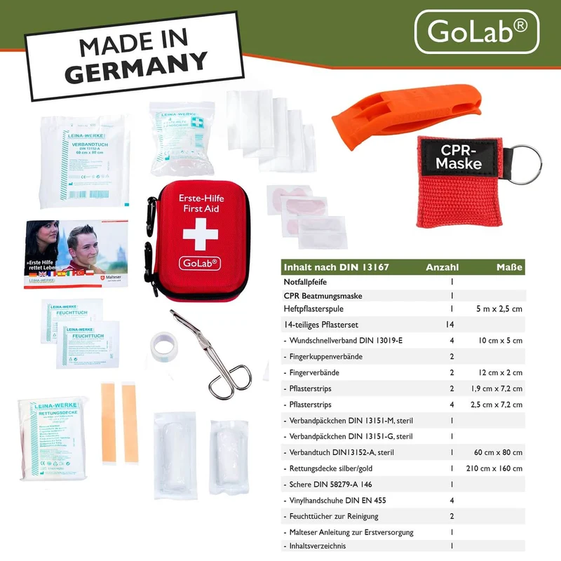 Outdoor Erste Hilfe Set – GoLab