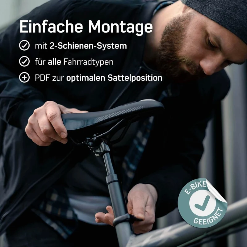 Ergonomischer Fahrradsattel – Gelsattel