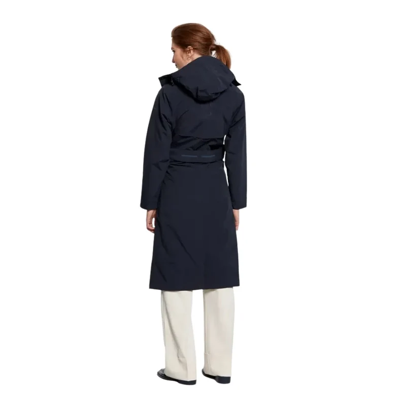 Veste imperméable trench-coat vélo Basil Mosse