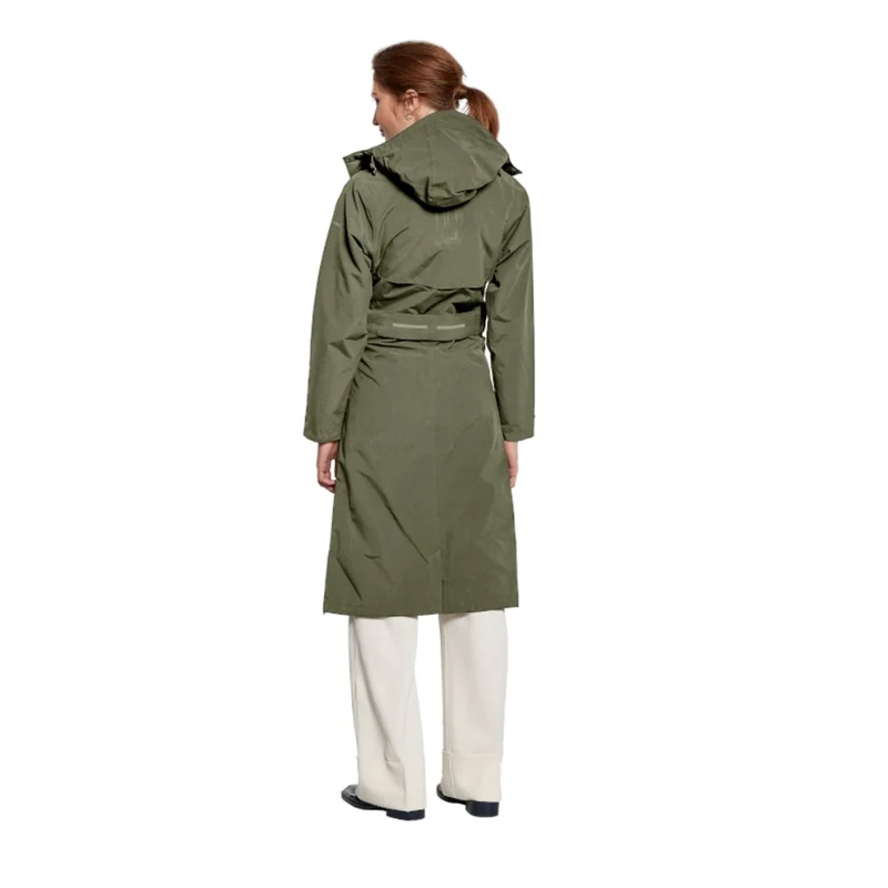 Veste imperméable trench-coat vélo Basil Mosse