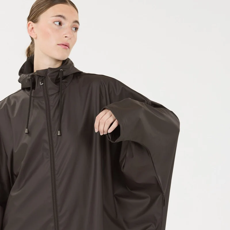 Veste vélo femme imperméable ample Weather Report Flame