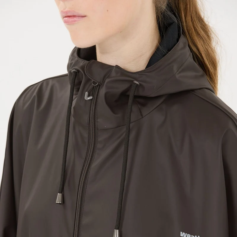 Veste vélo femme imperméable ample Weather Report Flame
